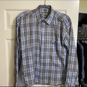 Burberry light blue nova check shirt